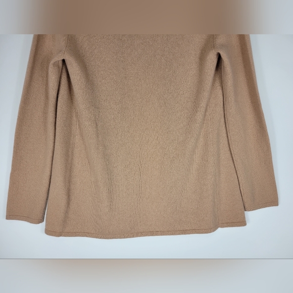 Neiman Marcus Cashmere Collection Cardigan Sweater Womens Small S Camel Brown - Picture 11 of 12